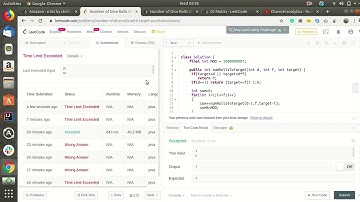 Amazon Interview Question LeetCode 1155  Number of Dice Rolls With Target Sum Solution in Java