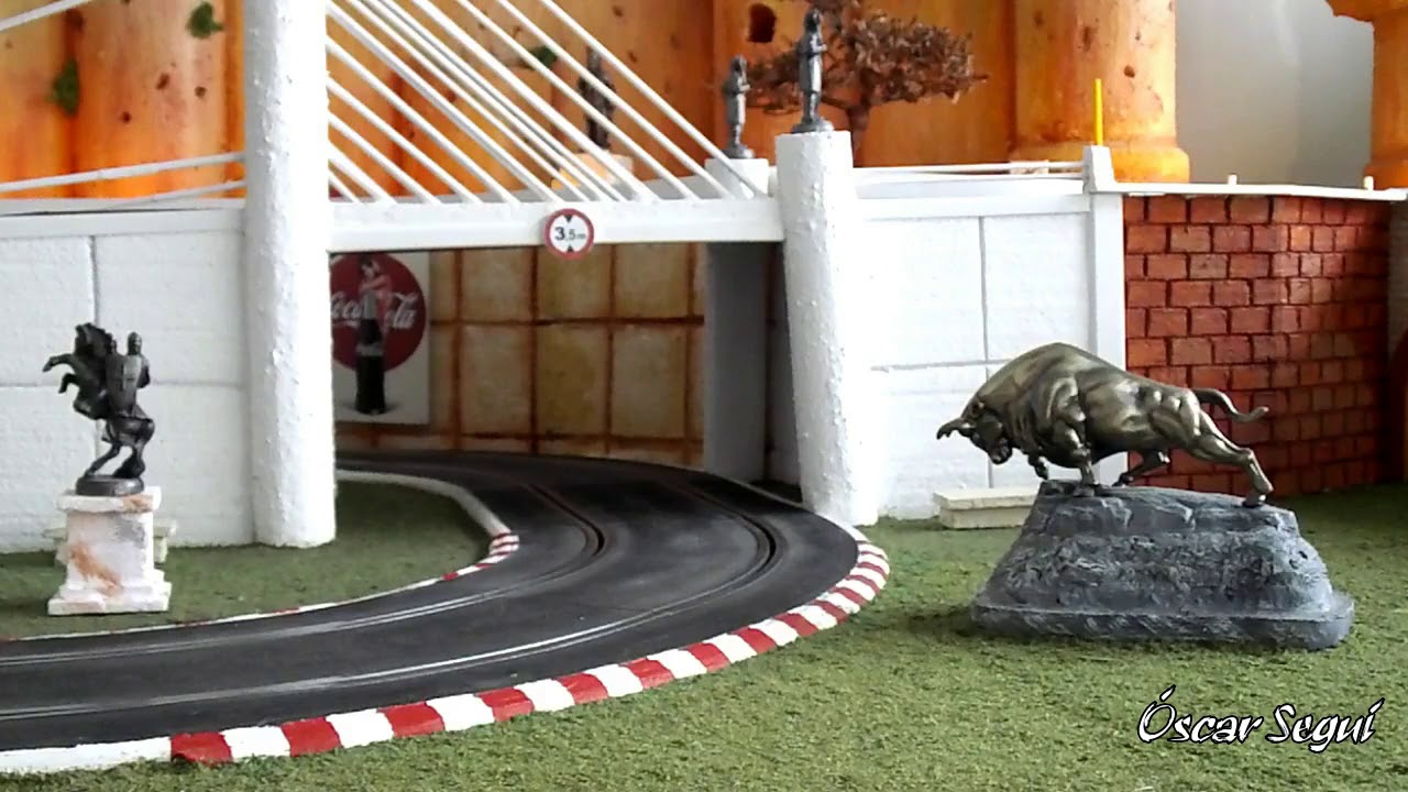 Mi circuito scalextric/Diorama
