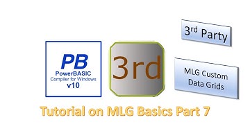 PowerBasic Windows compiler, MLG custom grid - basics to advanced part 7