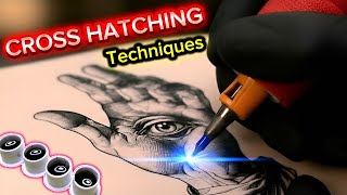 Tattoo Cross-Hatching Tutorial | Standard, Layered & Irregular Methods Explained screenshot 4