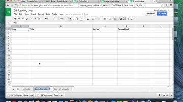 Creating a Digital Reading Log (google apps for education)