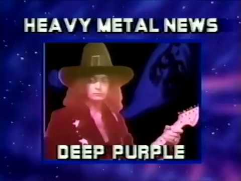US TV announcing the return of Deep Purple in 1984 for Perfect Strangers