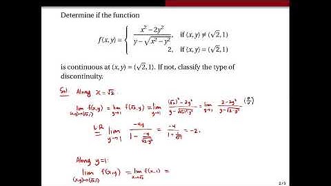 1.2 Limits and continuity part 1