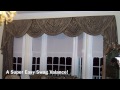 A SUPER Easy Swag Valance Anyone Can Make!