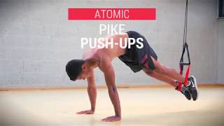 Suspension Atomic Pike Push-ups