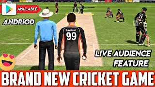 🔥OMG | Brand New Cricket Game For Andriod | Live Audience Feature And Many More screenshot 1