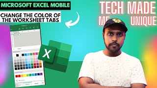 how to change the color of the worksheet tabs in excel mobile
