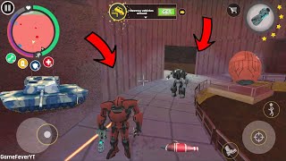 Rope Hero Vice Town - (Transformer Robot Ball Fight Car Robot) Robot Ball in Light House Cave - HD screenshot 3