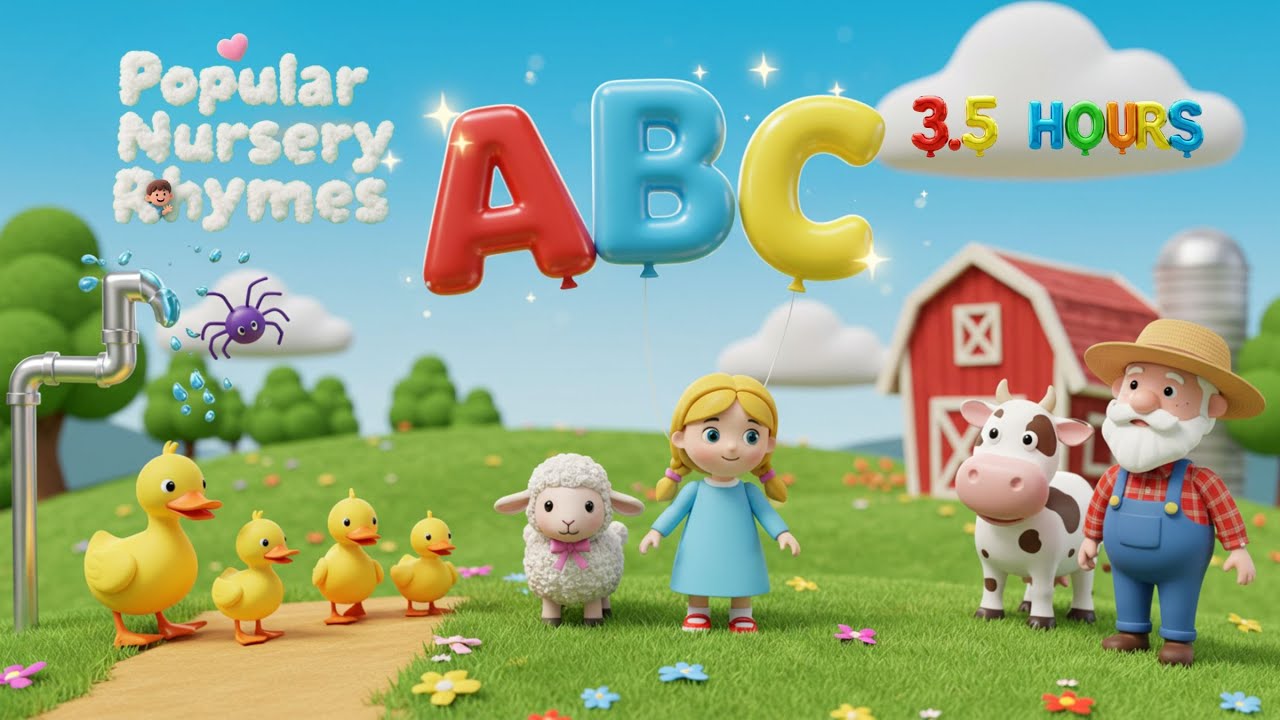 Loop Nurseries Bumble Den | Most Popular Nursery Rhymes for Kids | 3.5 Hours Loop ...