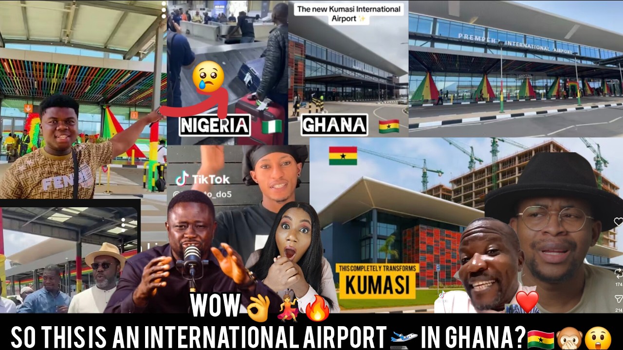 OMG😱🤣A NIGERIAN🇳🇬FROM LAGOS AIRPORT🛫AFTER SEEING PREMPEH AIRPORT 🛫 SCREAM😱FOR JOY💃
