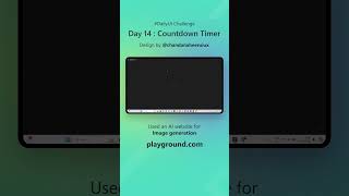 🎨Day 14 - Countdown Timer #dailyui #dailyuichallenge  #ui #graphicdesign #uiinspiration #webdesign