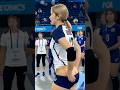 The Beatiful Volleyball Girl Is Warming Up Before Competition Volleyballplayer