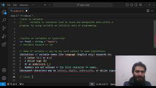#typescript ,#class 2, #variable, #string, #var, #concept, #programming, #memory
