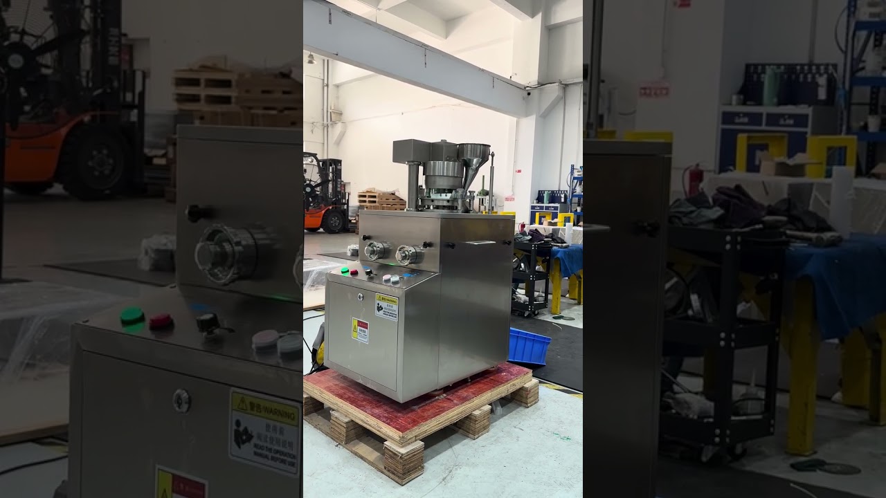 ZP9A Tablet Press Demo | 60kN Pressure for Pharma & Food 