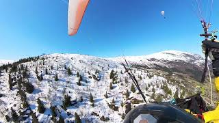 Voss Hangur East, 21.4.2023, Front Start, 1350, Ozone Enzo 3, Paragliding, Soaring, Norge Norway