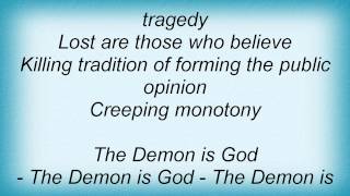 Destruction - The Demon Is God Lyrics