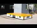 Remote control operation ladle transfer cart appliedin steel factory 5T