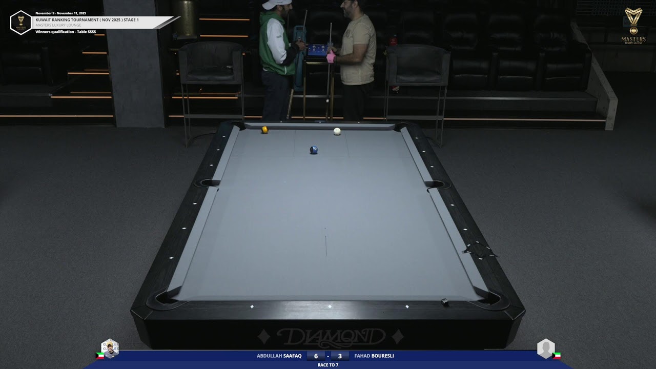 ABDULLAH SAAFAQ VS FAHAD BOURESLI 10 BALL
