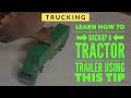 LEARN HOW TO BACKUP A TRACTOR TRAILER BY USING THIS TIP. IT WILL HELP YOU GET INTO THE SPOT