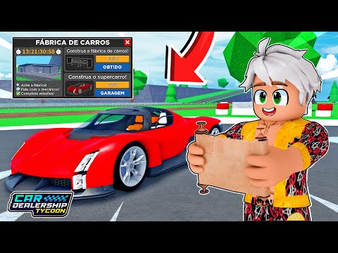 TODAS AS LOCALIZAÇÕES DE PEÇAS DO NOVO PORSCHE MISSION X NO CAR DEALERSHIP TYCOON (CAR FACTORY HUNT)