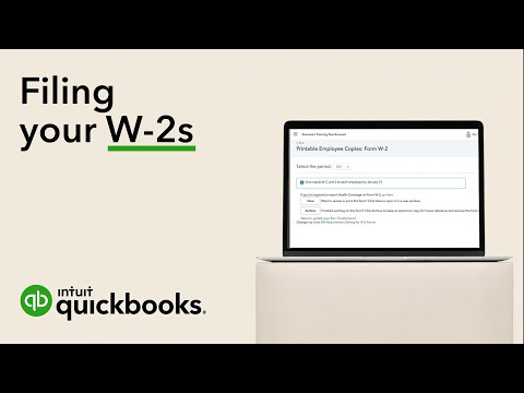 How to file W-2s | QuickBooks Online