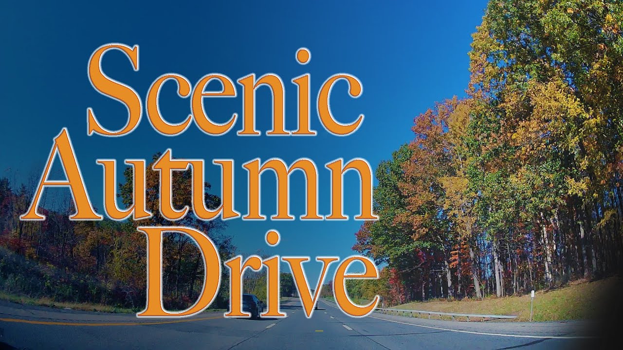 October 21, 2025 Scenic Autumn Drive Timelapse Through Upstate New York To Adirondack Mountains