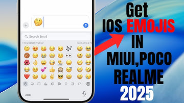 GET IOS STYLE EMOJI ON MIUI,POCO,REALME PHONES|| IOS THEME 2025|| EMOJI IOS STYLE||MIUI THEME||