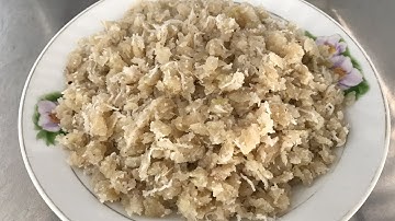 Cách làm cốm dẹp trộn dừa siêu ngon | Cốm dẹp trộn dừa | Món Ngon PLV