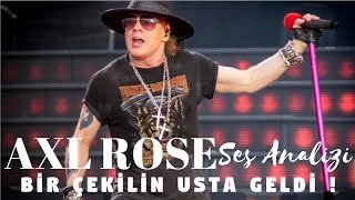 Axl Rose Voice Analysis (Step Aside, The Master Is Here !)