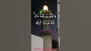 ما كان على النبي من حرج فيما فرض الله له سنة الله في الذين خلوا من قبل...... ﴾ #سورة_الاحزاب