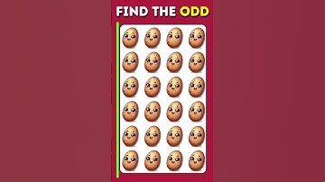 🔥 Can You Find the Odd Emoji Out? 😎 | Emoji Quiz Challenge