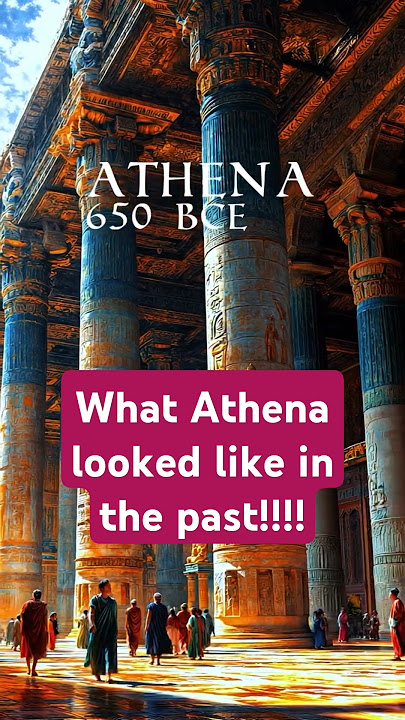 Athena real life look 650 BCE #shorts #athena #history