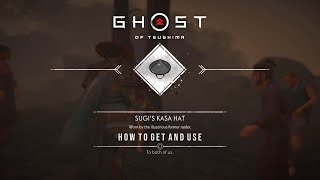 Ghost of Tsushima - IKI ISLAND - HOW TO GET AND USE SUGI'S KASA HAT