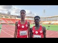 Ghana wins 1st and 2nd in u18 boys 200m final at 5 nation athletics championship abidjan2024