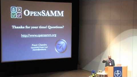 OWASP AppSec 2010: The Anatomy of Real-World Software Security Programs 3/3