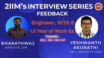 Interview Series | Mock Interview 4 Feedback | CAT - WAT | GD | PI Prep | Panel IIT M Alumnus | 2IIM