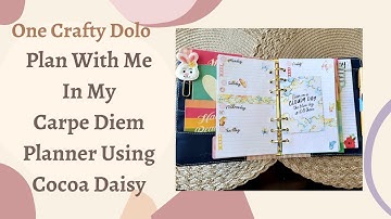 Plan With Me In My Carpe Diem Personal Planner Using Cocoa Daisy