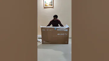 TCL 55 Inch Google TV Tcl Tv Flipkart Onlineshopping Home Trending Unboxing Shortvideo 