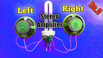 13003 transistor amplifier | How to make amplifier using old CFL