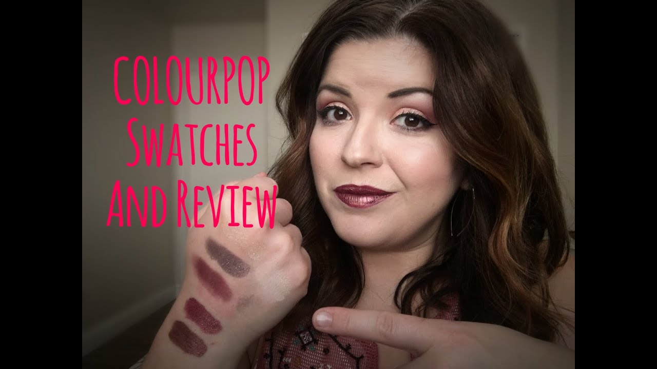 COLOURPOP Swatches and Reviews! Ultra Metallic Lips