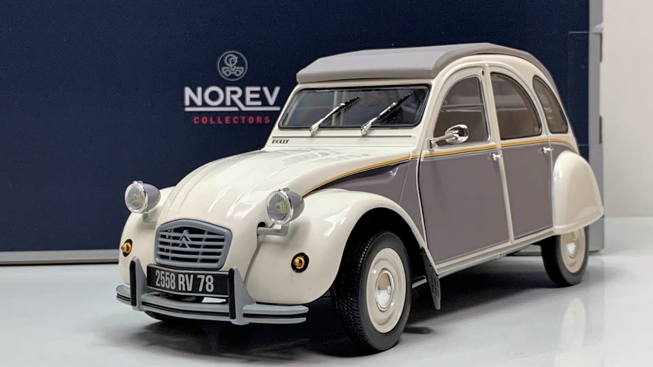 CITROEN 2CV DOLLY 1985 Blanc et Rouge NOREV 1:43 de reference