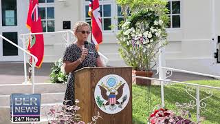Warwick Academys Jane Vickers Speaks At Us Consulate 911 Memorial, Sept 11 2021