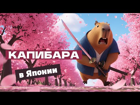 Капибара в Японии | Весёлый мультфильм для детей 🐹🌸