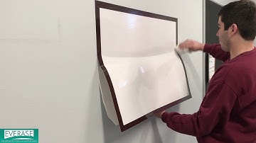 How to Apply Everase Re-Stic Dry Erase Overlay Surfaces