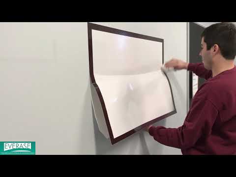 How to Apply Everase Re-Stic Dry Erase Overlay Surfaces