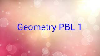 PBL Level 1