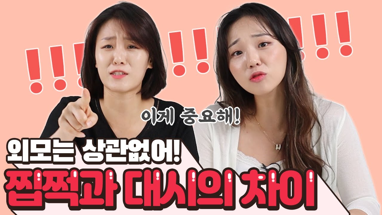 미묘한 차이가 이미지를 좌우한다고! 찝쩍과 대시의 차이는?[썰리뷰]