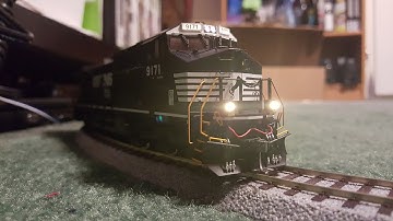 MTH HO DASH 9, Loksound install, review Part 2