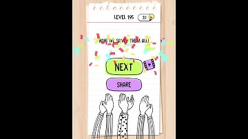 Brain Test: Tricky Puzzles Level 195 Walkthrough Solution Answers Solved