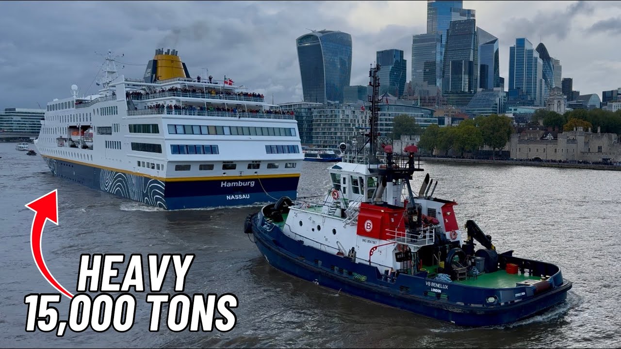 LOCKDOWN: Massive Cruise Ship Causes Huge Scene in Central London